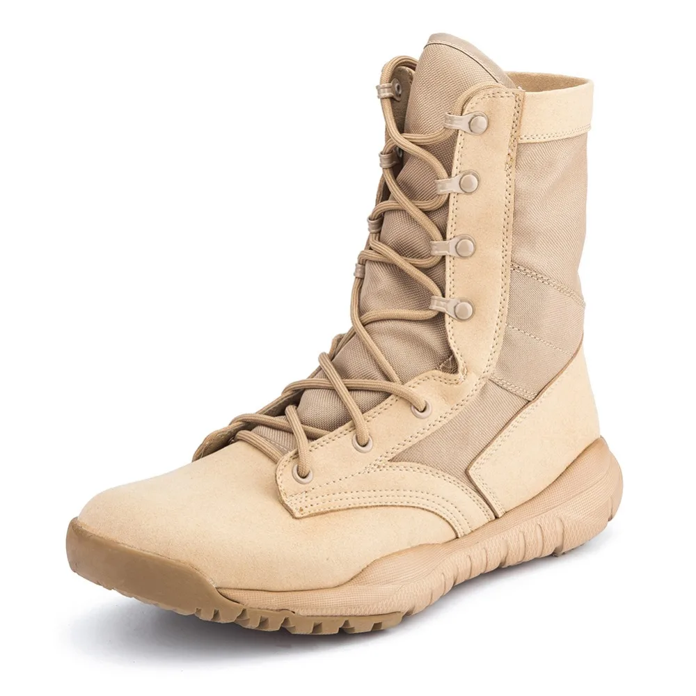Брендовые новые дышащие боевые ботильоны мужские военные тактические ботинки