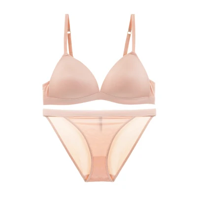 Sexybra набор, без стального кольца нижнее белье, Женский комфорт, без шрамов, крест грудь бюстгальтер - Цвет: Beige  B