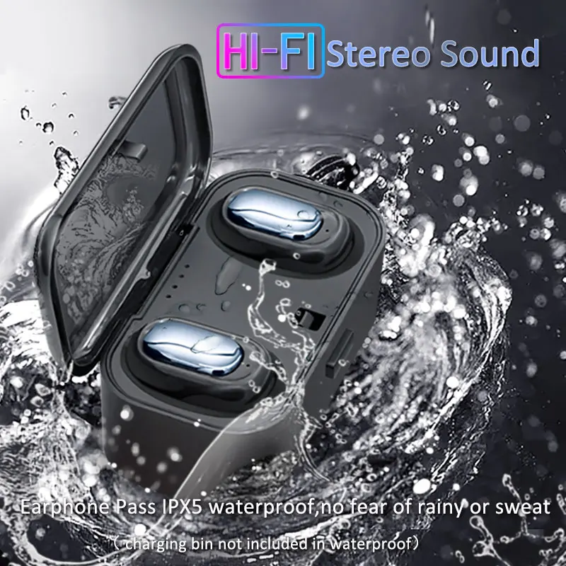 TWS беспроводные Bluetooth наушники 9D супер бас стерео HIFI Звук шумоподавление микрофон