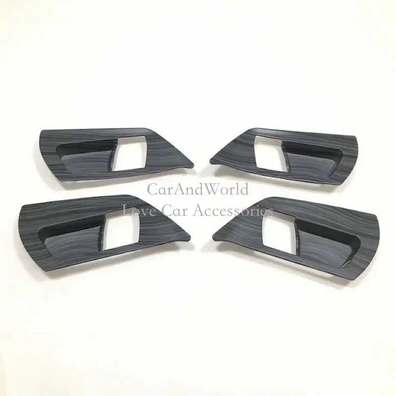 

For 2016 2017 2018 Toyota RAV4 Interior Door Bowl Cover Door handle Frame Panel Trim ABS Chrome Stickers Car-Styling Accessories