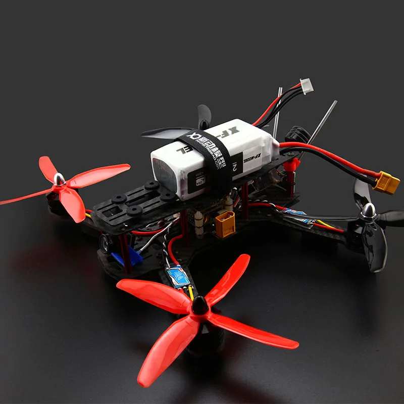 Квадрокоптер Радиоуправляемый FPV гоночный QAV250 250 мм рама из углеродного волокна