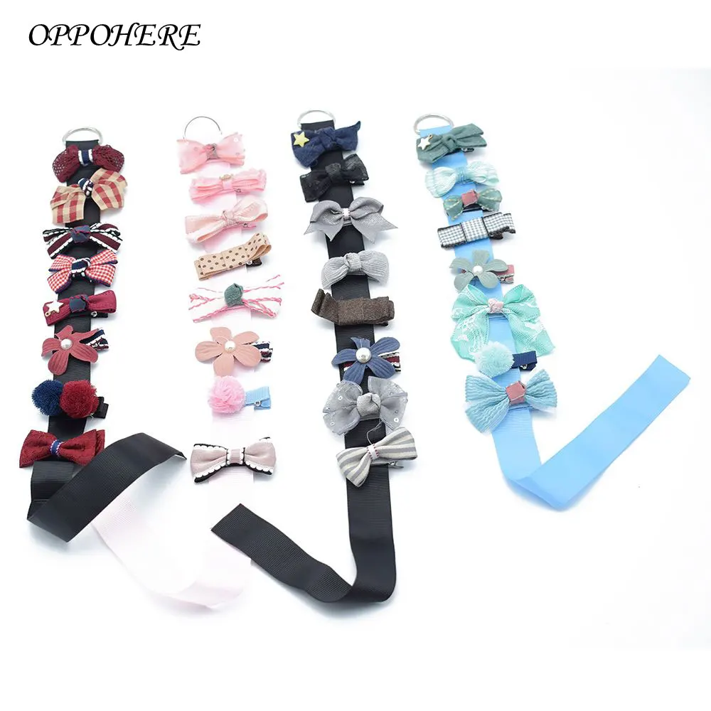 

8Pcs/Set Girls Hair Clips Kids Flower Bowknot Hairpin Hairband Headwear New