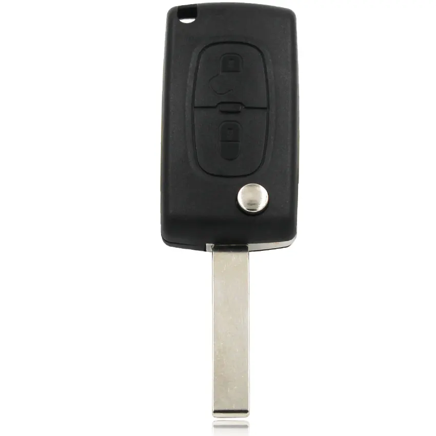 Для PEUGEOT 107 207 307 407 408 Expert 2 кнопки пульт дистанционного управления брелок чехол HU83