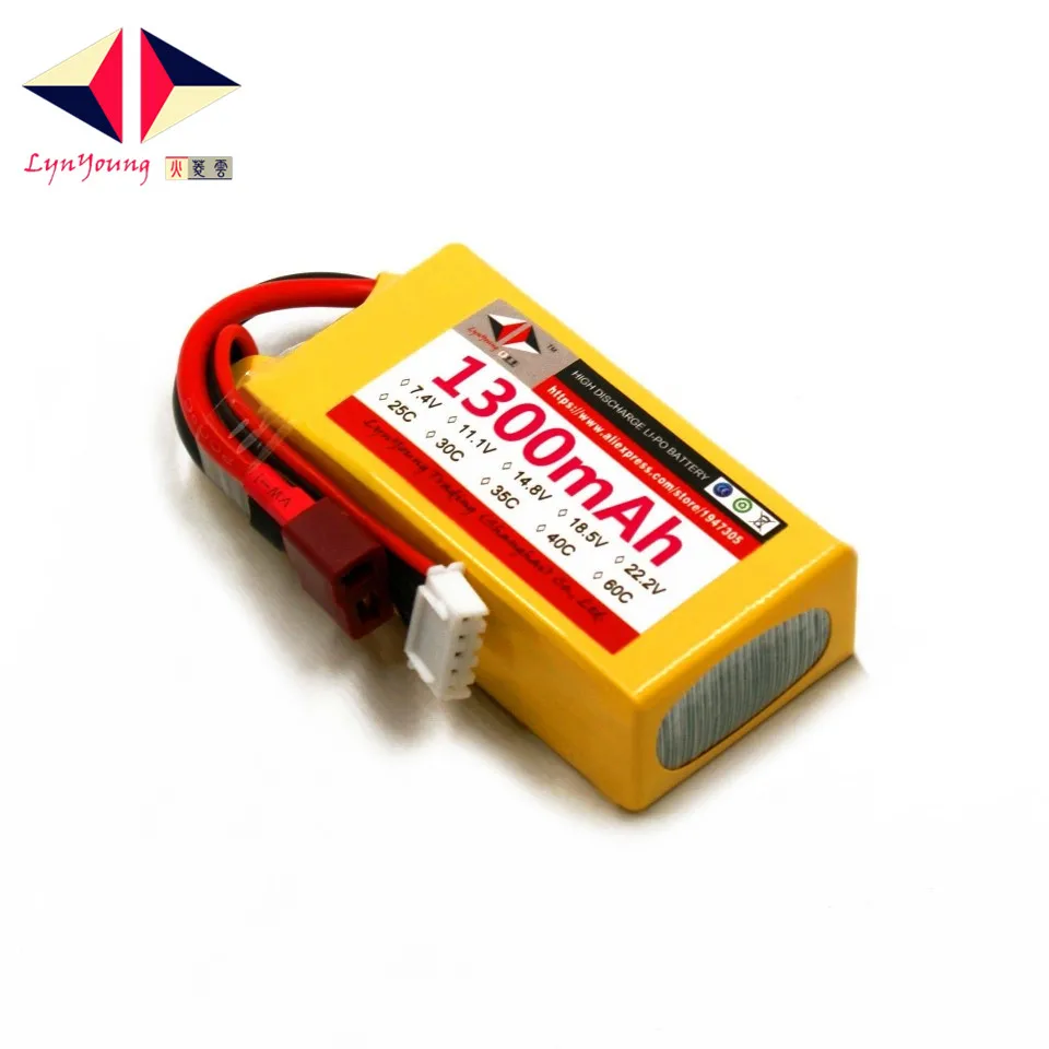 Аккумулятор HX Lipo 14 8 в 1300 мАч 25C 30C 35C 40C 60C для радиоуправляемого дрона