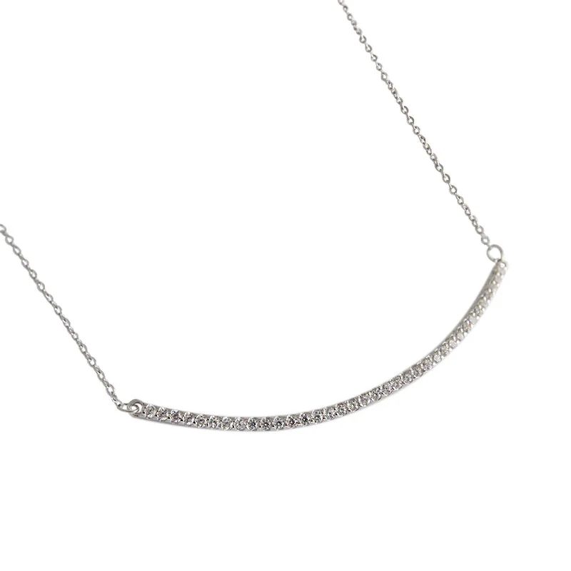 YPAY Подлинная 925 пробы Серебряная цепочка Ожерелье для женщин леди корейское