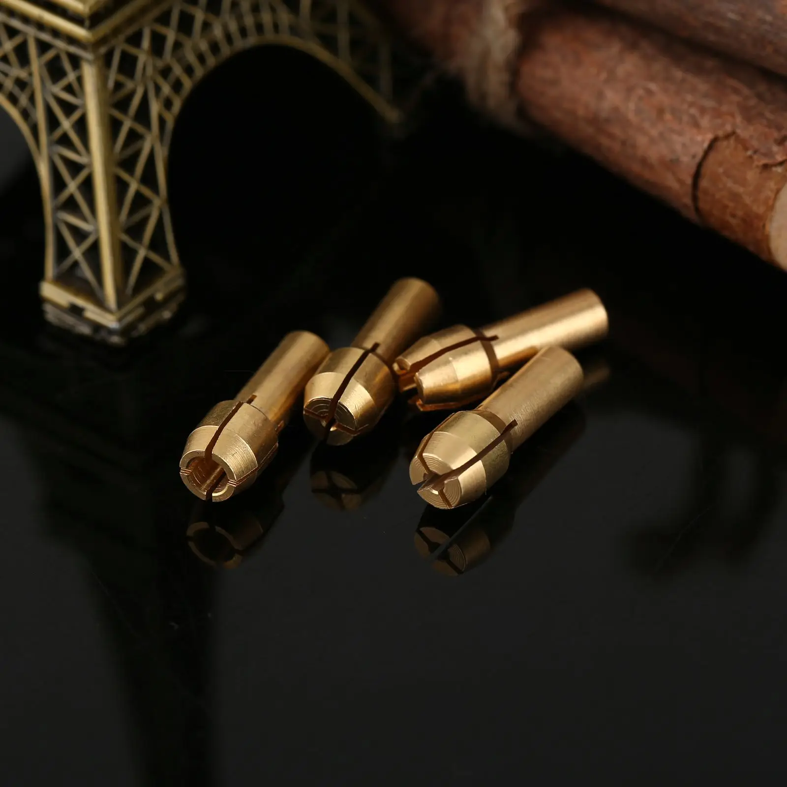 Латунная Цанга 1/25 дюйма 1/16 3/32 1/8 4 размера/комплект подходит для Dremel Pin горячая