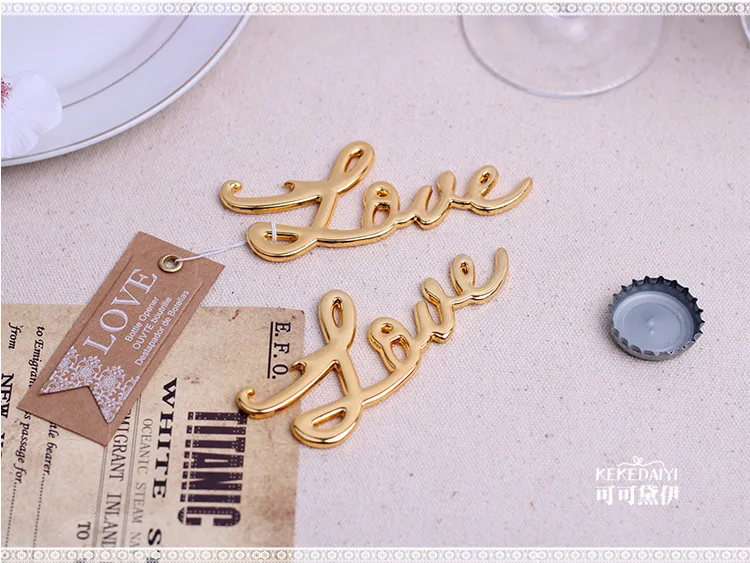 Свадебные подарки и открывалка для бутылок LoVE сувенирные вечерние 20 шт./лот|favor