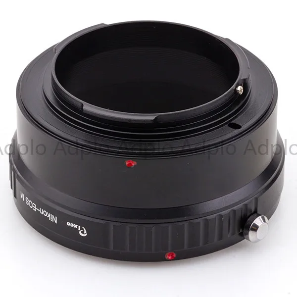 Кольцо адаптер для объектива подходит Nikon AF Φ F Mount Lens To Canon E0S M M2 фотоадаптер