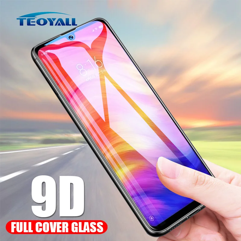 Новое стекло 9D на Redmi Note 7 6 Pro Защитное для Huawei 5 Note6 Note7 защита экрана 9H|Защитные