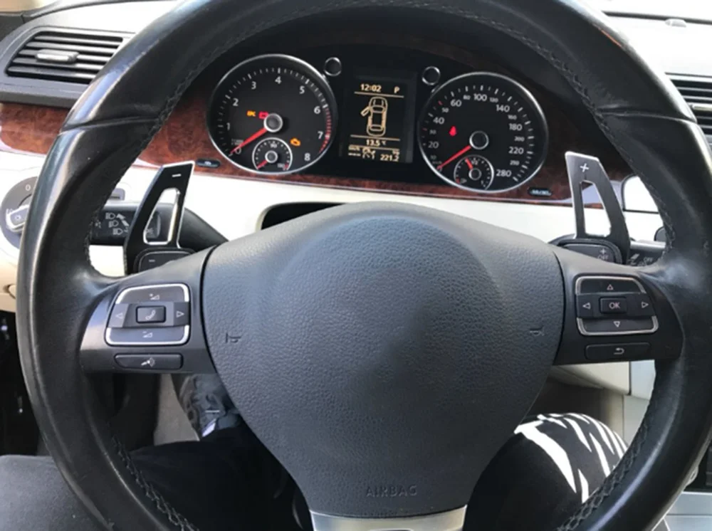 Aluninium сплав Руль сдвиг лопасть расширение для VW Tiguan Golf 5 6 MK6 Jetta GTI R20 R36 CC Scirocco EOS DSG |