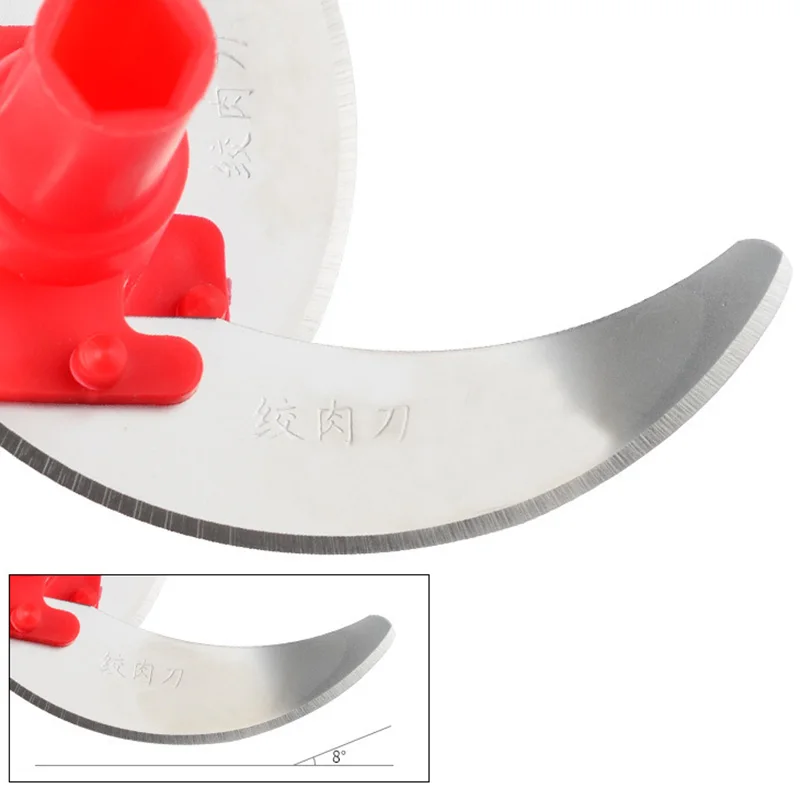 2L Kitchen Meat Grinder Chopper Hand-cranked Shredder Food Stainless Steel Household Processor Tools Hot Sale |
