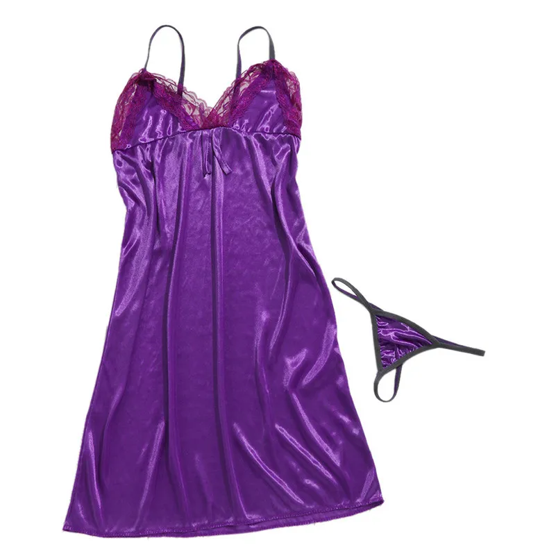 Женское нижнее белье Babydoll ночное сексуальное кружевное платье для сна женское