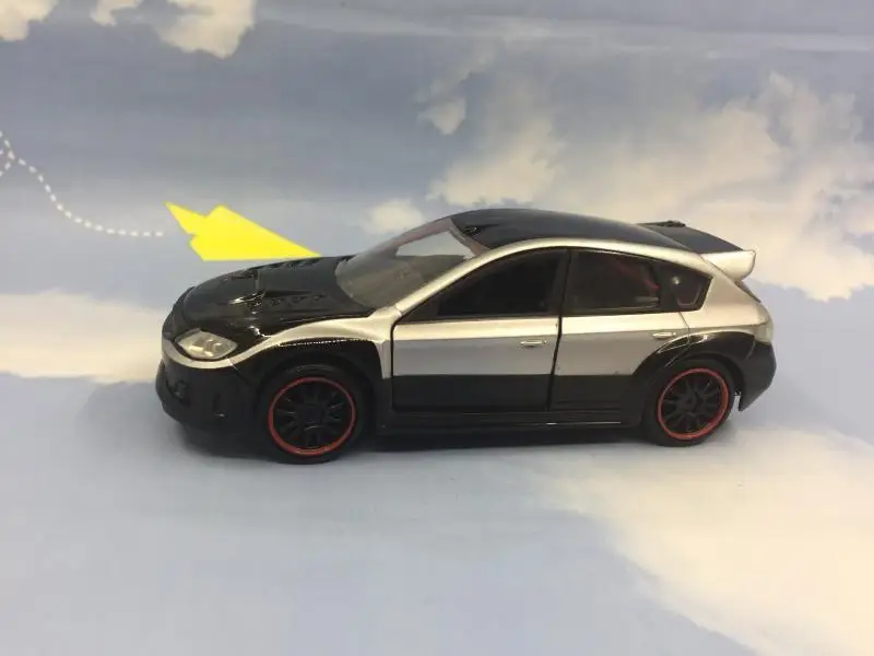Новинка 1/32 необычная специальная модель автомобиля Subaru Impreza 2008 из литого металла