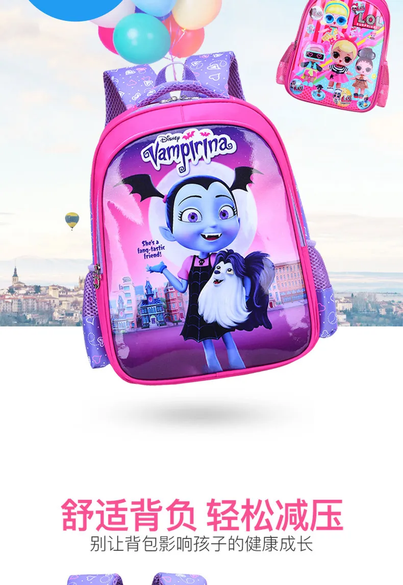 Рюкзак disney 1-3 класса для мальчиков и девочек, детский рюкзак с рисунком из мультфильма «Холодное сердце», автомобиль Софии, водонепроницаемая сумка для хранения