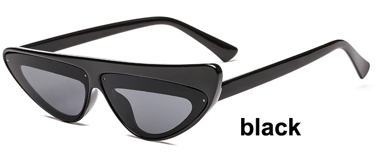 WTYJ011 black MIZHO узкая рамка Пластиковые градиентные тонированные крошечные солнцезащитные очки для женщин Кошачий глаз Высокое качество UV400 красный хип хоп солнцезащитные очки для женщин - Цвет линз: WTYJ011 black