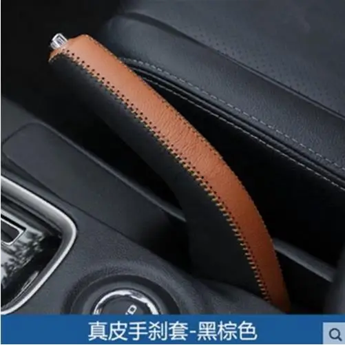 Для MITSUBISHI outlander 2013 2019 автомобильный Стайлинг Cubierta de cuero genuino cambio marcha EN cabeza del engranaje