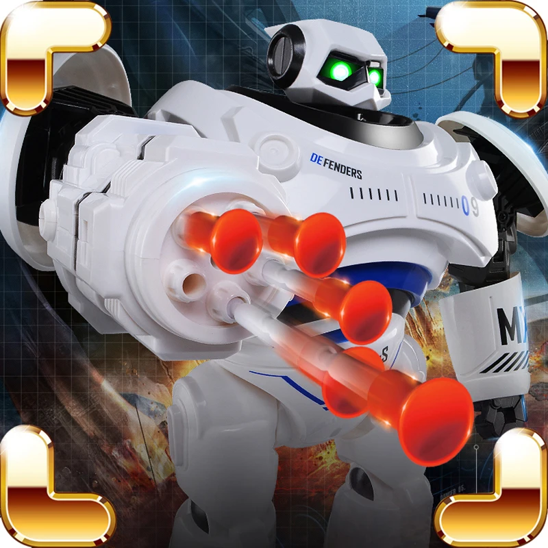 Новое поступление подарок радиоуправляемый робот стрельба электрические