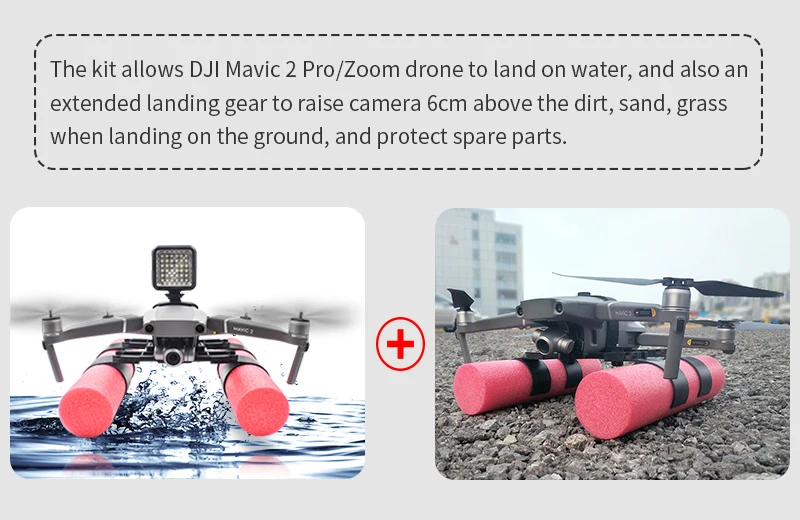 STARTRC DJI Mavic 2 Pro посадочный занос Поплавковый Комплект для DJI Mavic 2 pro/zoom Drone аксессуары посадка на водной части