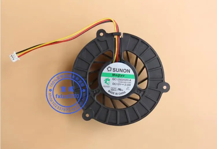 SUNON GC125025VH-A IQ770 DC 12V 2,0 W 3-проводной Вентилятор охлаждения сервера