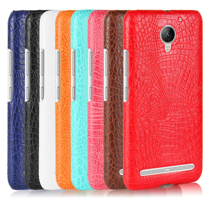 Lenovo Vibe C 2 C2 K10A40 5," чехол с узором «крокодиловая кожа» чехол из жесткого поликарбоната+ из искусственной кожи задняя крышка чехол для lenovo Vibe C2 Жесткий Чехол для мобильного телефона