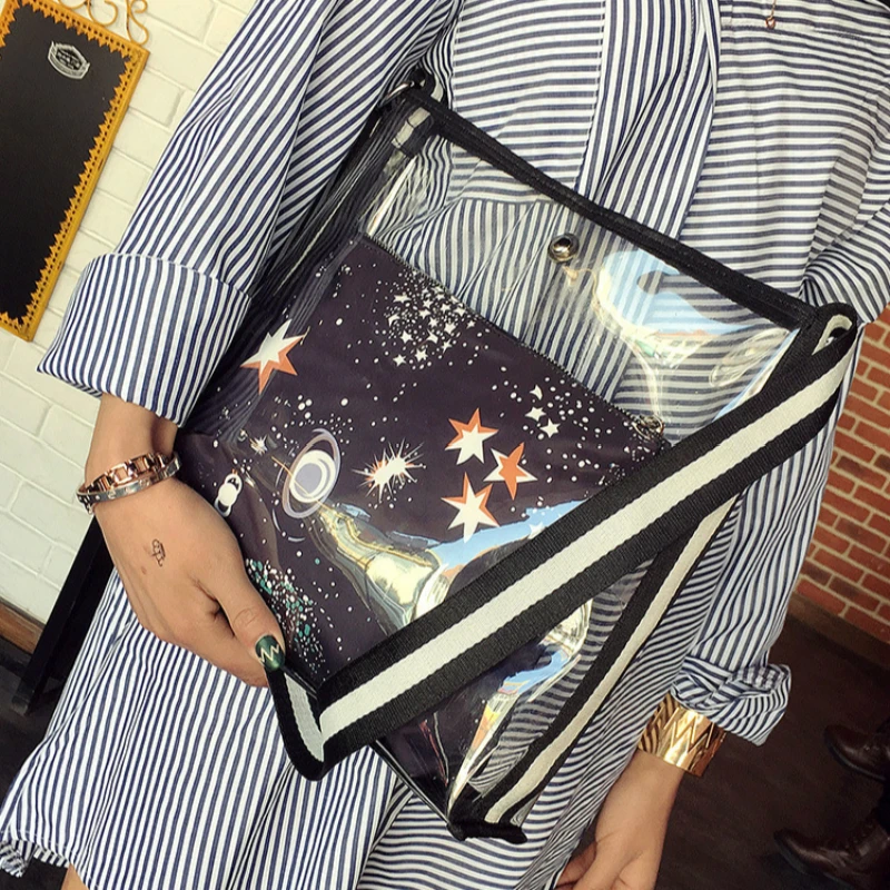 Модные сумки Высокое качество прозрачный Для женщин сумка дешевые роскошная