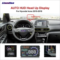 car head up display full function hud for hyundai kona 2015 2018 safe driving screen obd data projector windshield accessories