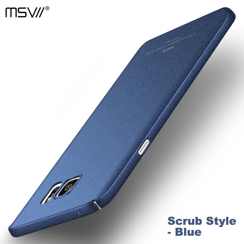 Scrub Blue Бренд Msvii Роскошный чехол-протектор для samsung Galaxy Note 5 простой/матовый ультра-тонкий жесткий чехол для телефона из ПК для samsung Note5 - Цвет: Scrub Blue