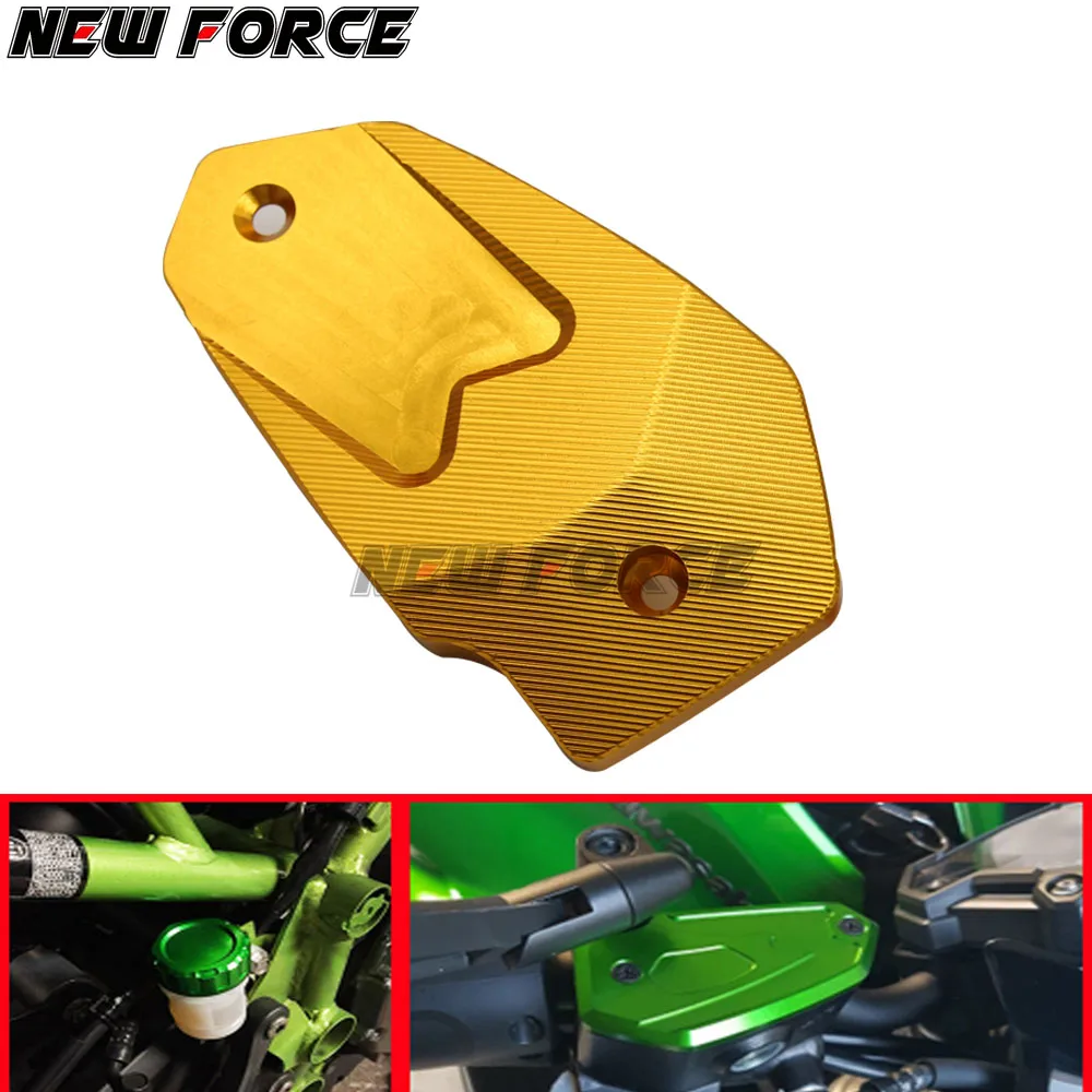 Front cover rear Brake Fluid Reservoir Cover Cap FLUID RESERVOIR For Kawasaki Z800 R6N ER-6N ER6F VERSYS 650 ninja650 Z900 | Автомобили и