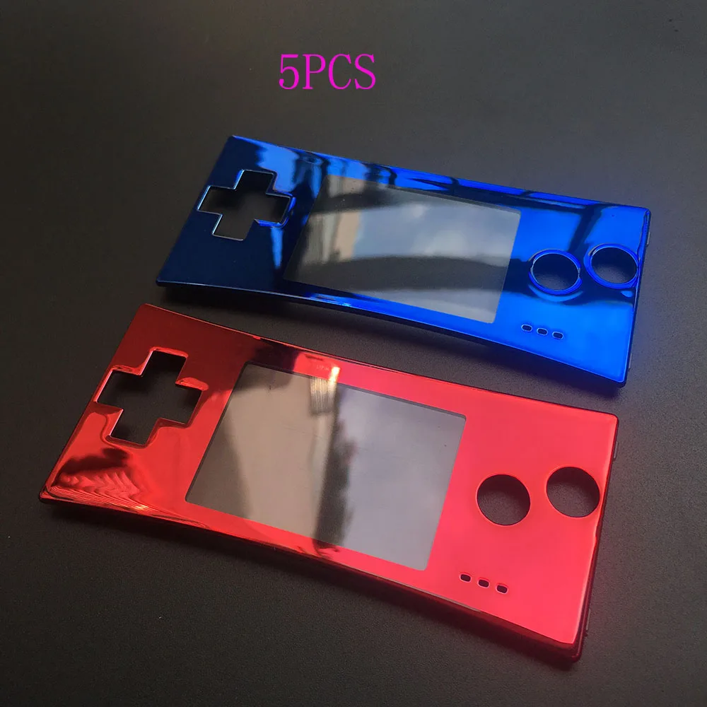 Сменная Передняя Лицевая панель GameBoy Micro 5 шт. красный синий черный и серебристый