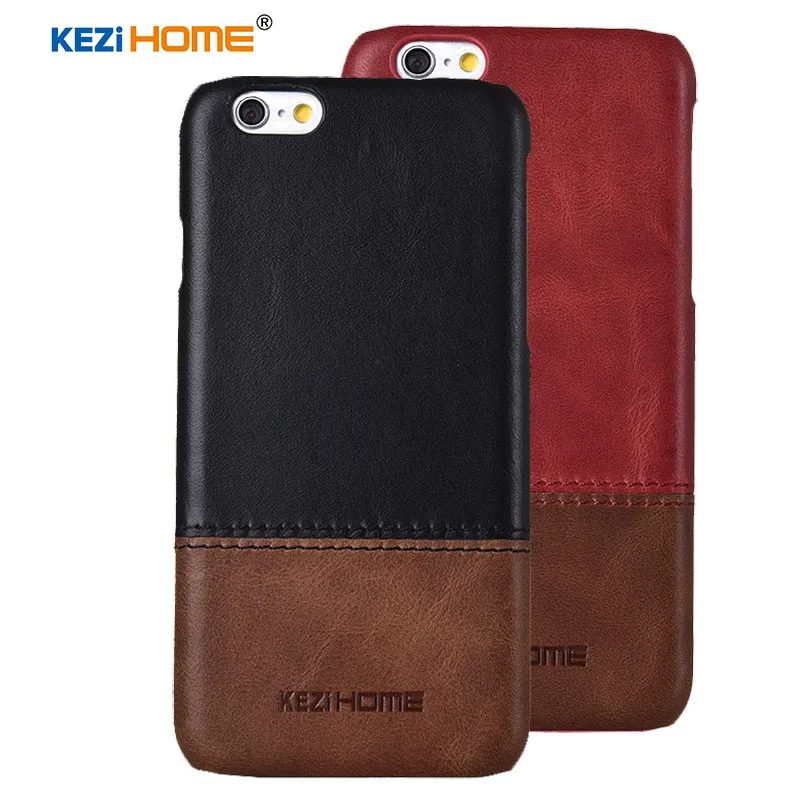 Чехол для Iphone 6 / 6s KEZiHOME роскошный популярный цвет натуральная кожа твердая задняя