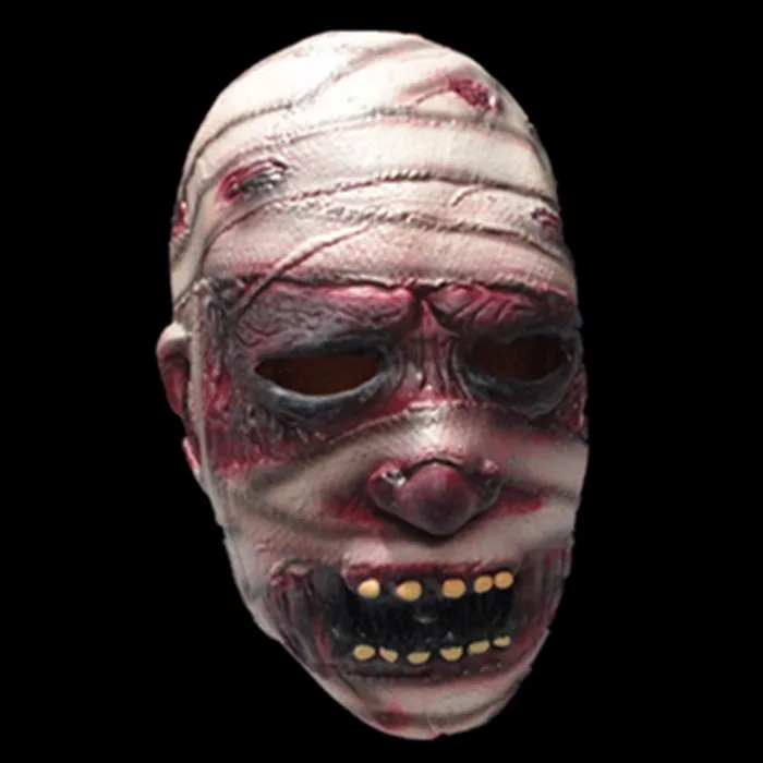 Мумия маска haloween Уход за кожей лица Payday Маски для век Террор Дьявол Косплэй Экологично латекс маска