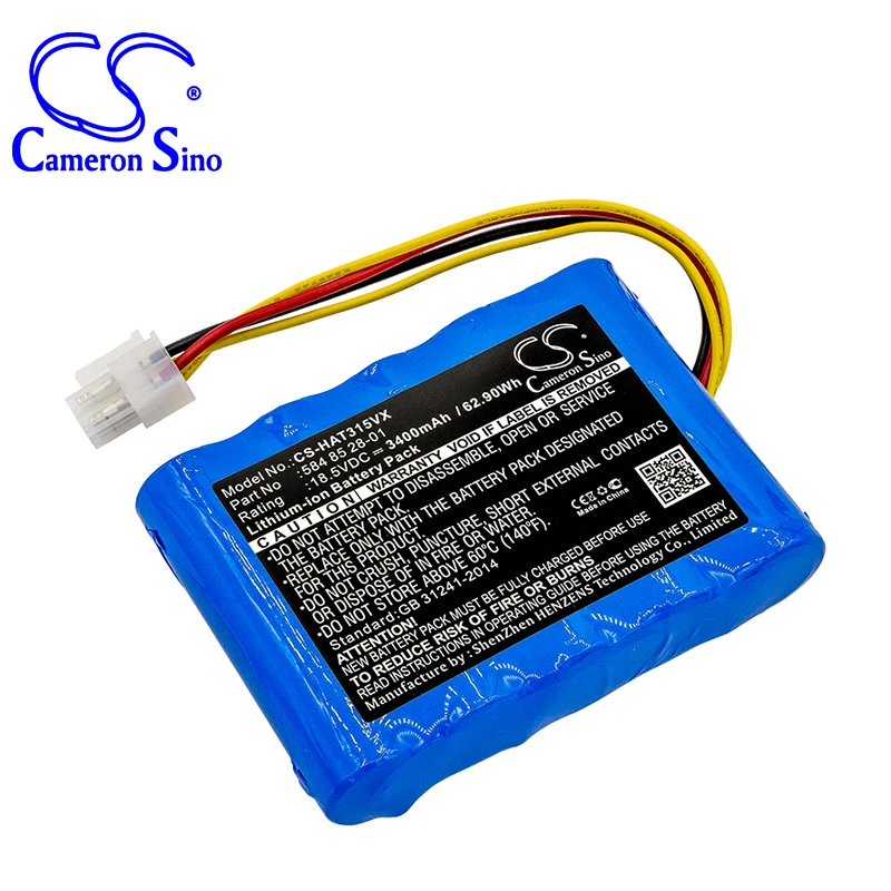 

Cameron Sino 3400mah battery for GARDENA Sileno R100Li Automower 315 Modell Automower 310 R160Li Sileno+ 584 82 28-02