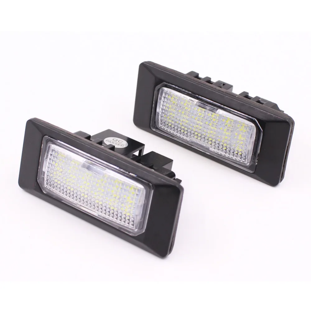 2 шт. 18SMD светодиодный светильник номерного знака Canbus без ошибок для VW Golf Plus VI
