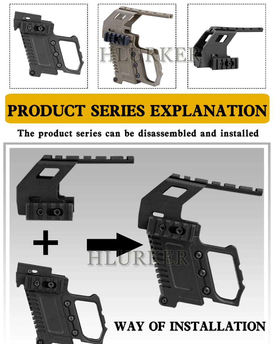 Охотничий страйкбол пистолет Glock 17 18 19 аксессуары/Magwell/Журнал/кобура/баррель/Пикатинни прицел крепление для пистолета лазер