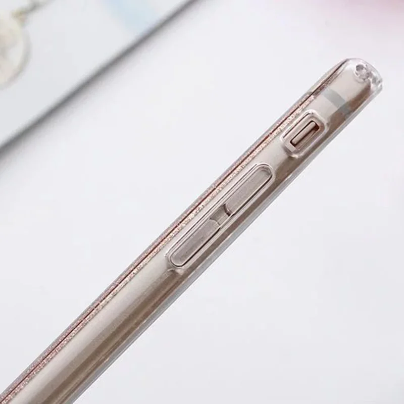 Телефон Чехол Для iPhone 7 Plus 6 s Плюс Bling Гальванических мягкие TPU Крышка Моды Блеск