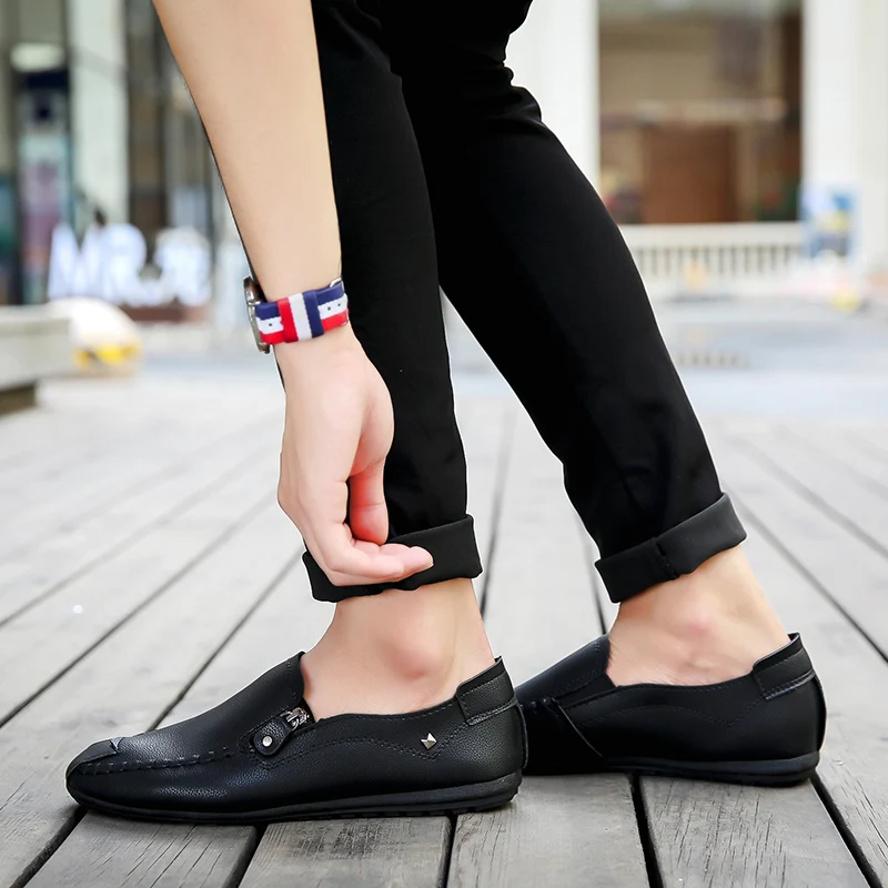 Весенняя мужская повседневная обувь; zapatos de hombre; Новинка; Высококачественная классическая мужская обувь на плоской подошве для вождения; Мужская обувь; кроссовки; лоферы