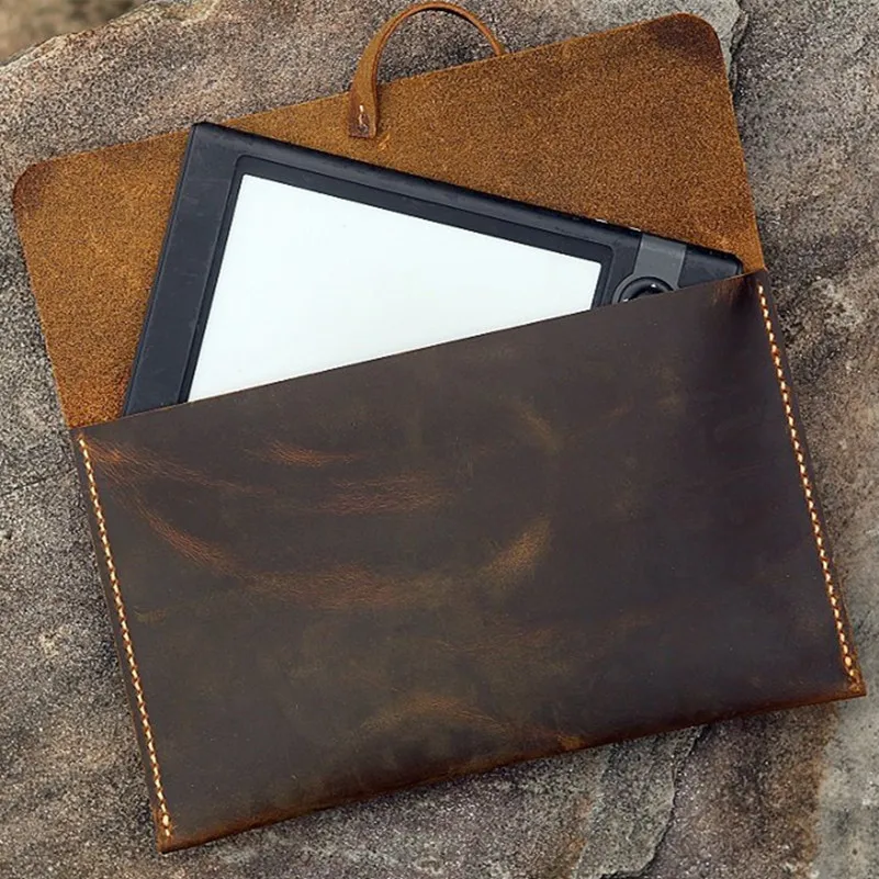 Чехол Kindle Paperwhite из потертой кожи простой коричневый кожаный Ретро чехол для Voyage