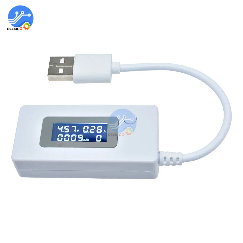 Новое поступление тестер емкости аккумулятора с ЖК дисплеем и двумя Micro USB