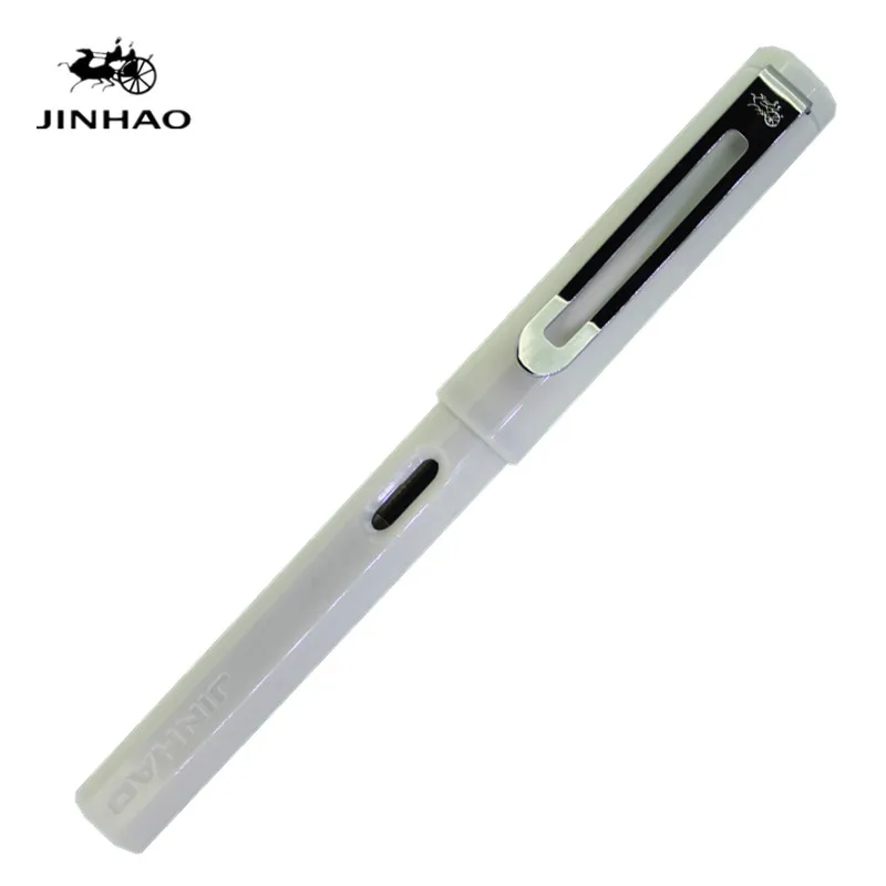 Jinhao 599a авторучка чернильная ручка Pluma Stylo Plume Vulpen Stilografica канцелярский подарок для студента ручки Дополнительно каллиграфия ручка - Цвет: 599Abaise