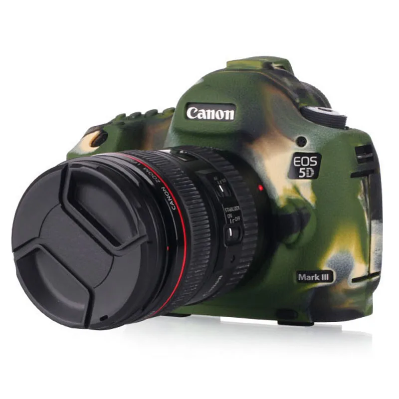 Мягкий силиконовый резиновый защитный чехол для камеры SLR Чехол Canon 5D Mark III 5D3 5DS 5DR