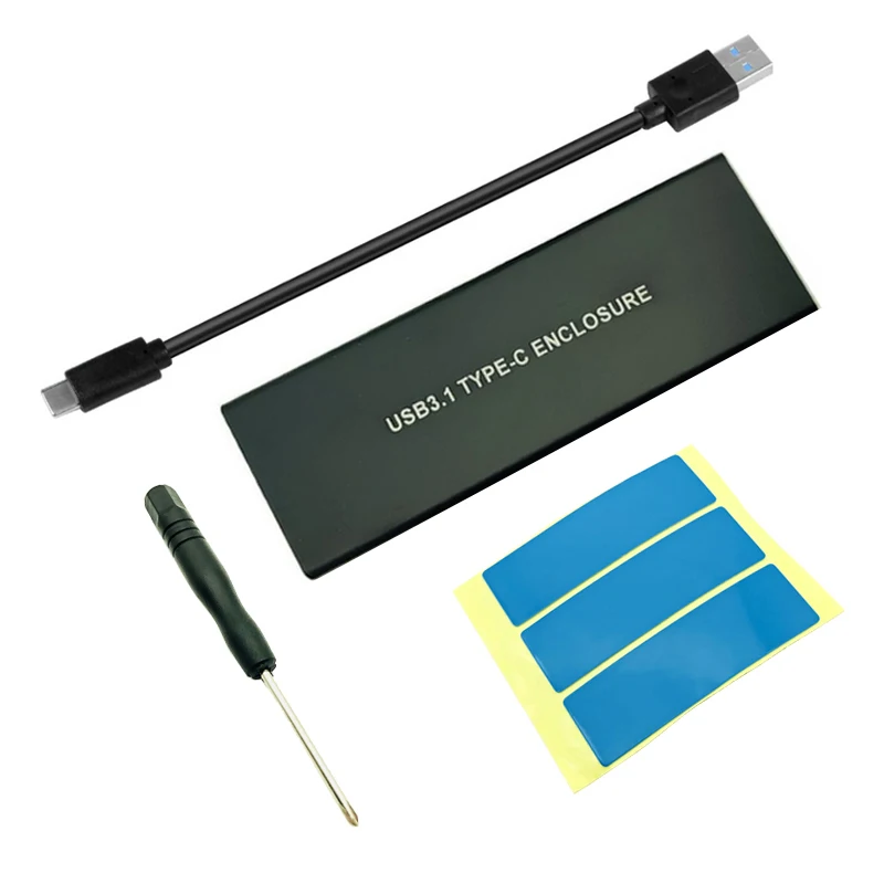 Корпус для жесткого диска NVMe PCIE USB 3 1 внешний корпус M.2 SSD Type C M 2230 2242 2260 2280|Корпус