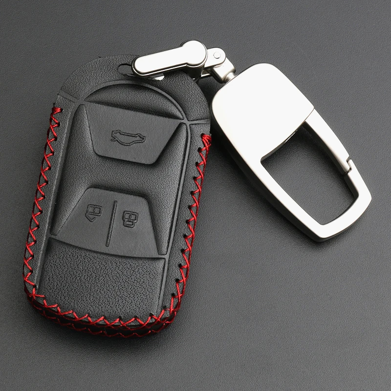 Новинка 2017 Стайлинг автомобиля ключ чехол держатель кожа + металлический сплав