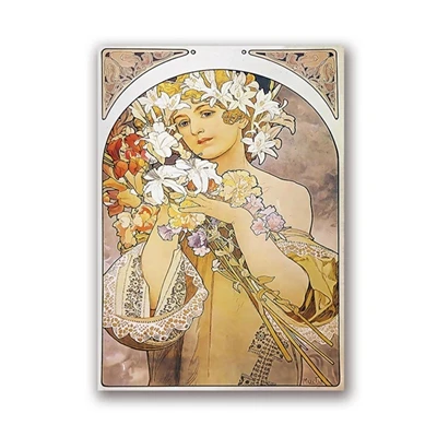 

Alphonse Mucha Large Vintage Art Nouveau Posters and Prints Fine Replica Wall Art Painting Pictures for Living Room Home Decor
