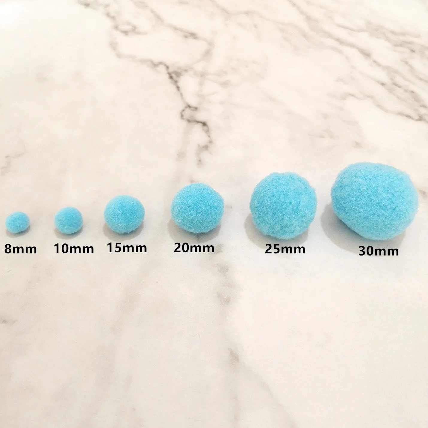 200 шт. 8 мм Пластилин пушистый слизь/плюшевая ткань ремесло DIY мягкие помпоны мяч пушистый Рождественский детский сад Декор поставки игрушки