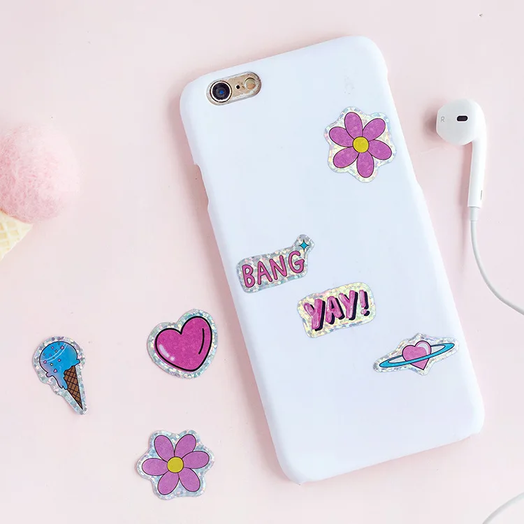 100 наклейки для дневника с единорогом и цветами|Канцелярские наклейки| |