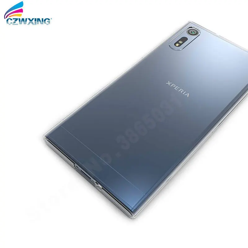 Чехол для Sony Xperia XZ силиконовый прозрачный чехол из ТПУ телефона Dual F8332 F8331 / XZs G8232