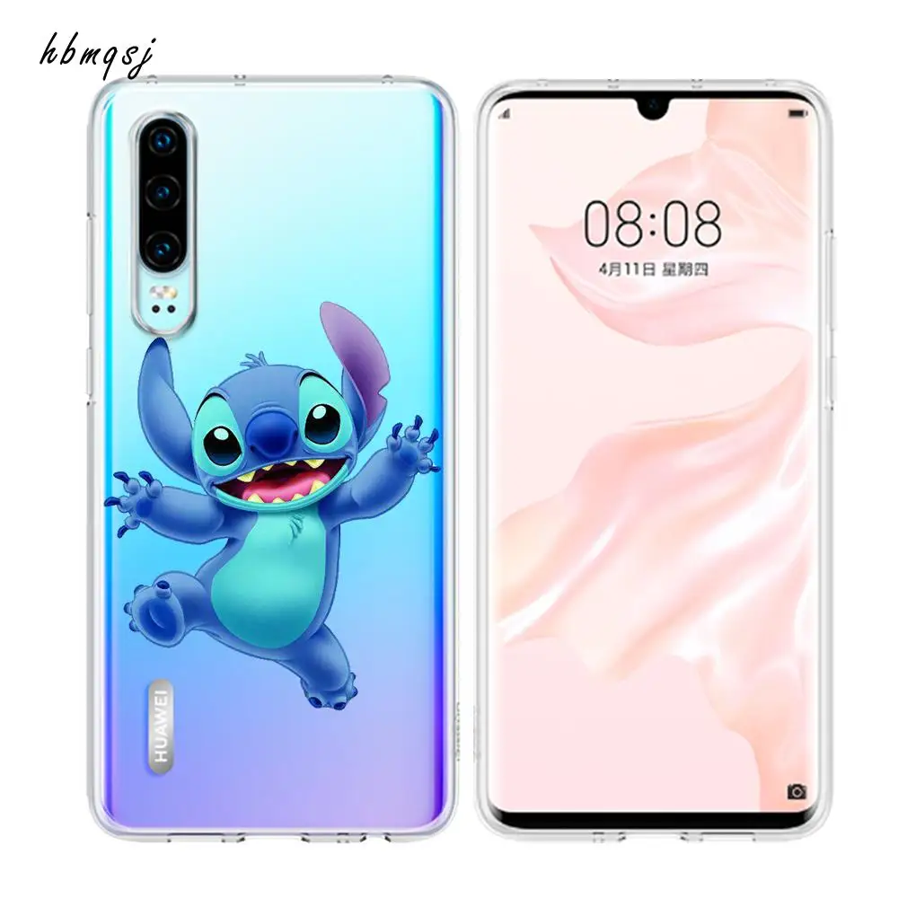 Мультяшный чехол для huawei p30 lite силиконовый мягкий милый телефона pro |