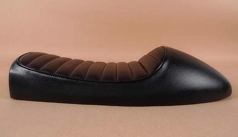 

Cafe Racer Motorcycle Seat Assy Black Color Modified Retro Hump Seat Vintage Motorbike Seat Cover Seat Cushion