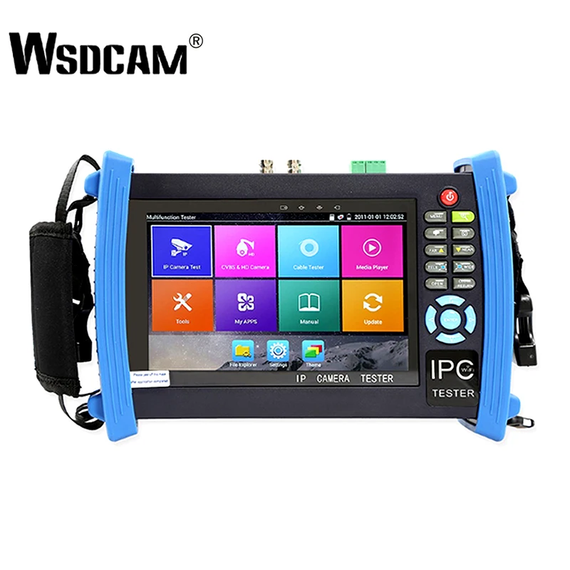 7 дюймов Retina Dsplay IP камера тестер CCTV CVBS Аналоговый с POE/IP обнаружением/быстрым