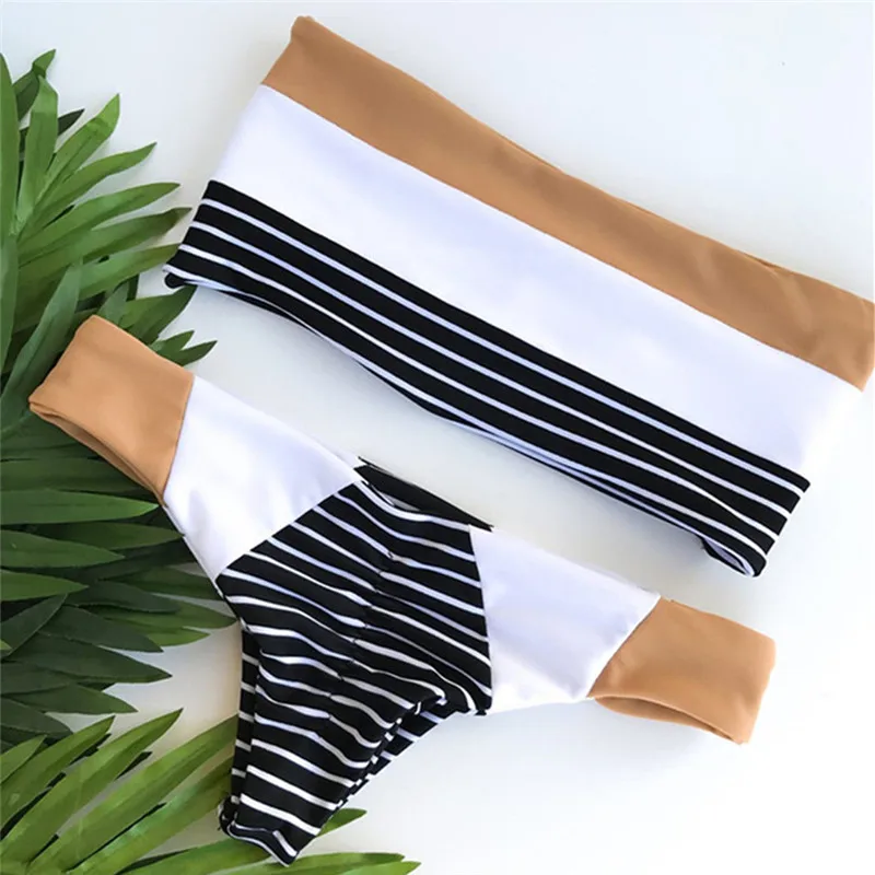 Новые 2018 бикини Для женщин сексуальные купальники купальный костюм с открытыми